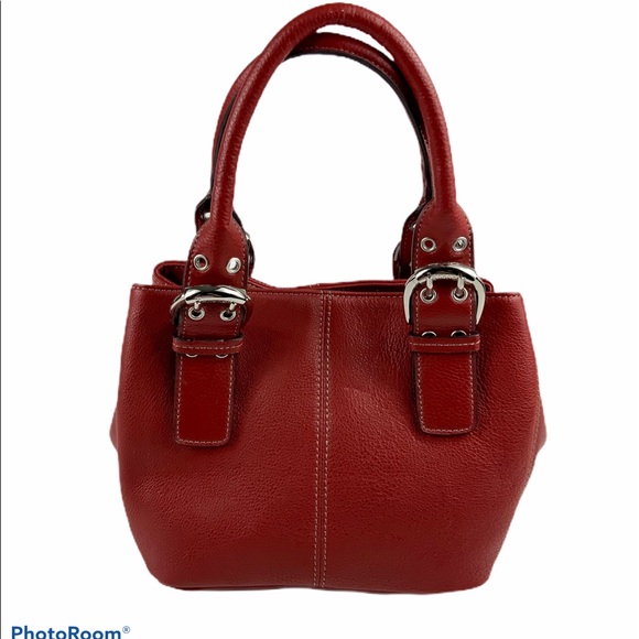 Tignanello Handbags - TIGNANELLO red leather purse